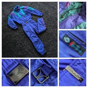 Vintage 90's COULOIR Ski Suit/Snow Suit
